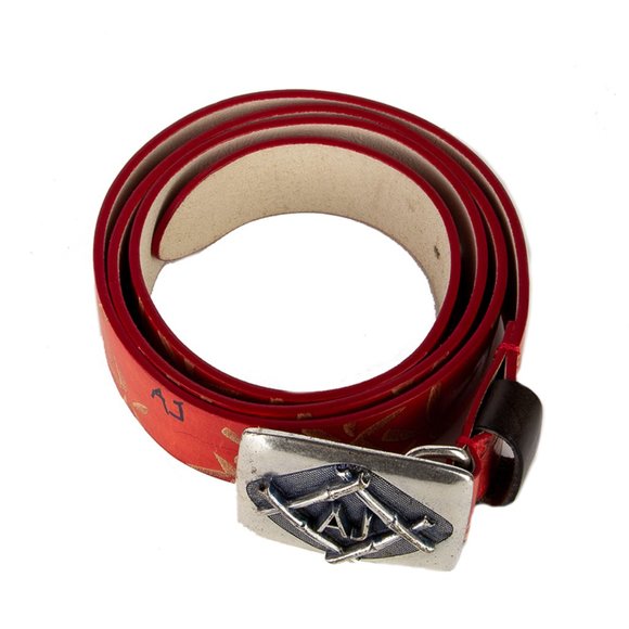 ARMANI JEANS BEIGE, RED EVENING BELT | WOMENS